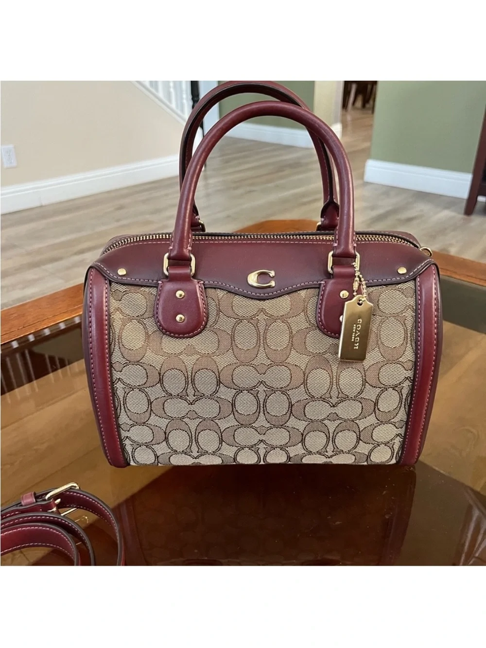 Coach Ivie Mini Bennett and Matching Wallet Limited Edition